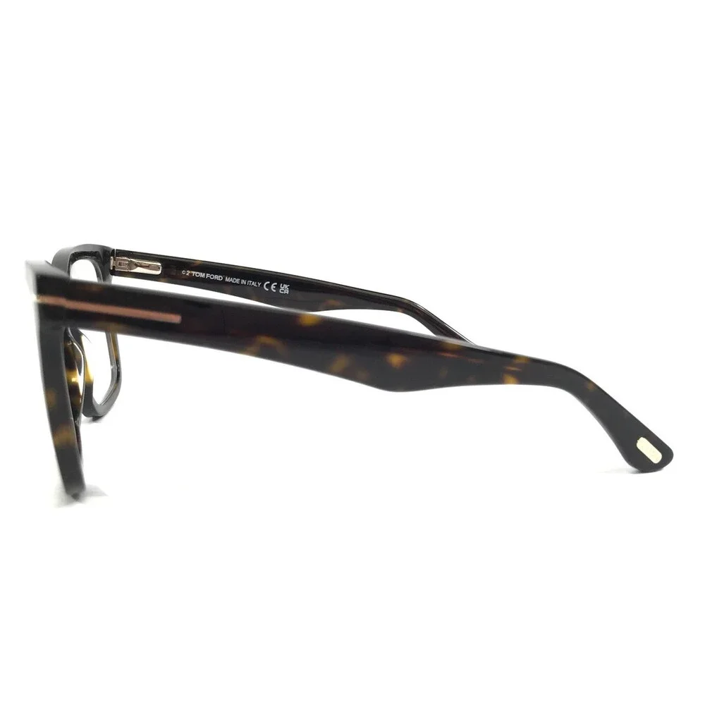 Tom Ford Eyeglasses Frames TF6069-B 052 Tortoise with Magnetic Clip-On 54-14-140